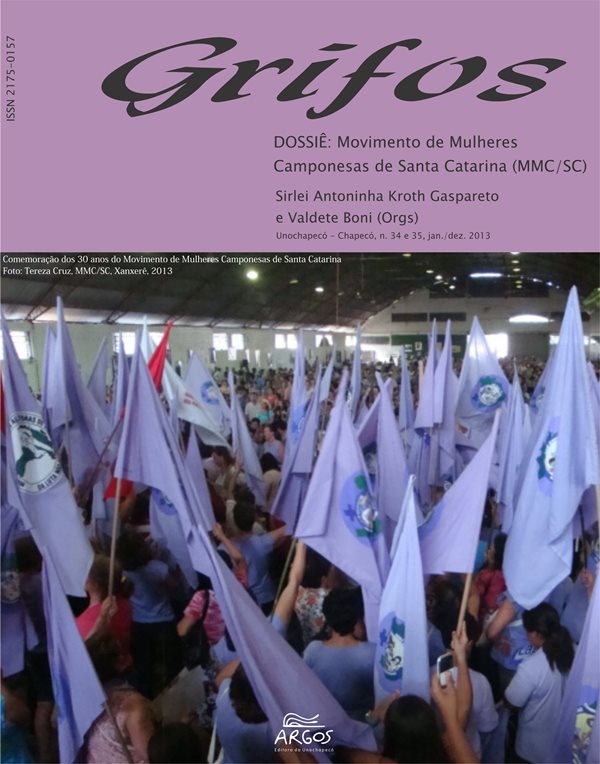 					Ver Vol. 22 Núm. 34/35 (2013): Movimento de Mulheres Camponesas em Santa Catarina: 30 anos construindo a luta camponesa e feminista
				