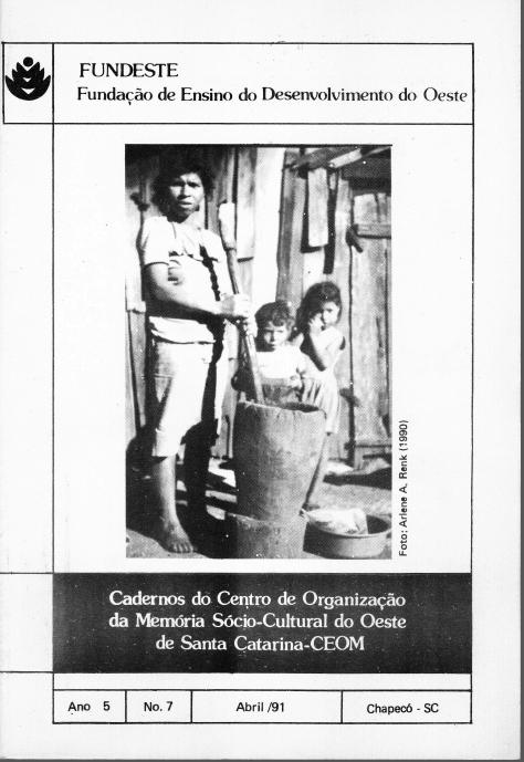 					Ver Vol. 5 Núm. 7: Cadernos do Centro de Organização da Memória Sócio-Cultural do Oeste de Santa Catarina
				