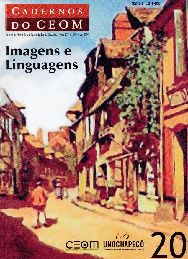 					Ver Vol. 17 Núm. 20: Imagens e Linguagens
				