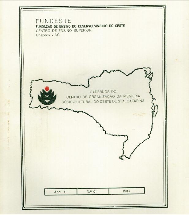 					Visualizar v. 1 n. 1: Cadernos do Centro de Organização da Memória Sócio-Cultural do Oeste de Santa Catarina
				