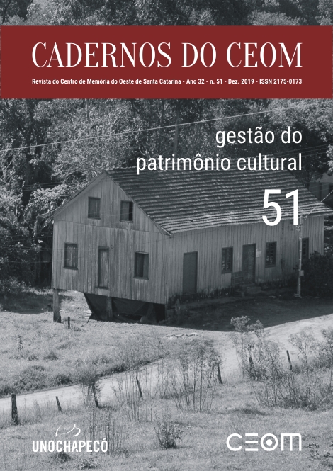 					Ver Vol. 32 Núm. 51: Gestão do patrimônio cultural
				