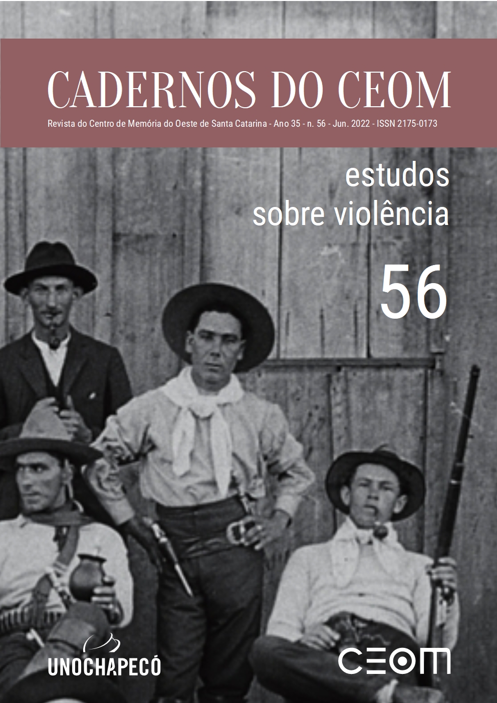 					Visualizar v. 35 n. 56 (2022): Estudos sobre violência
				
