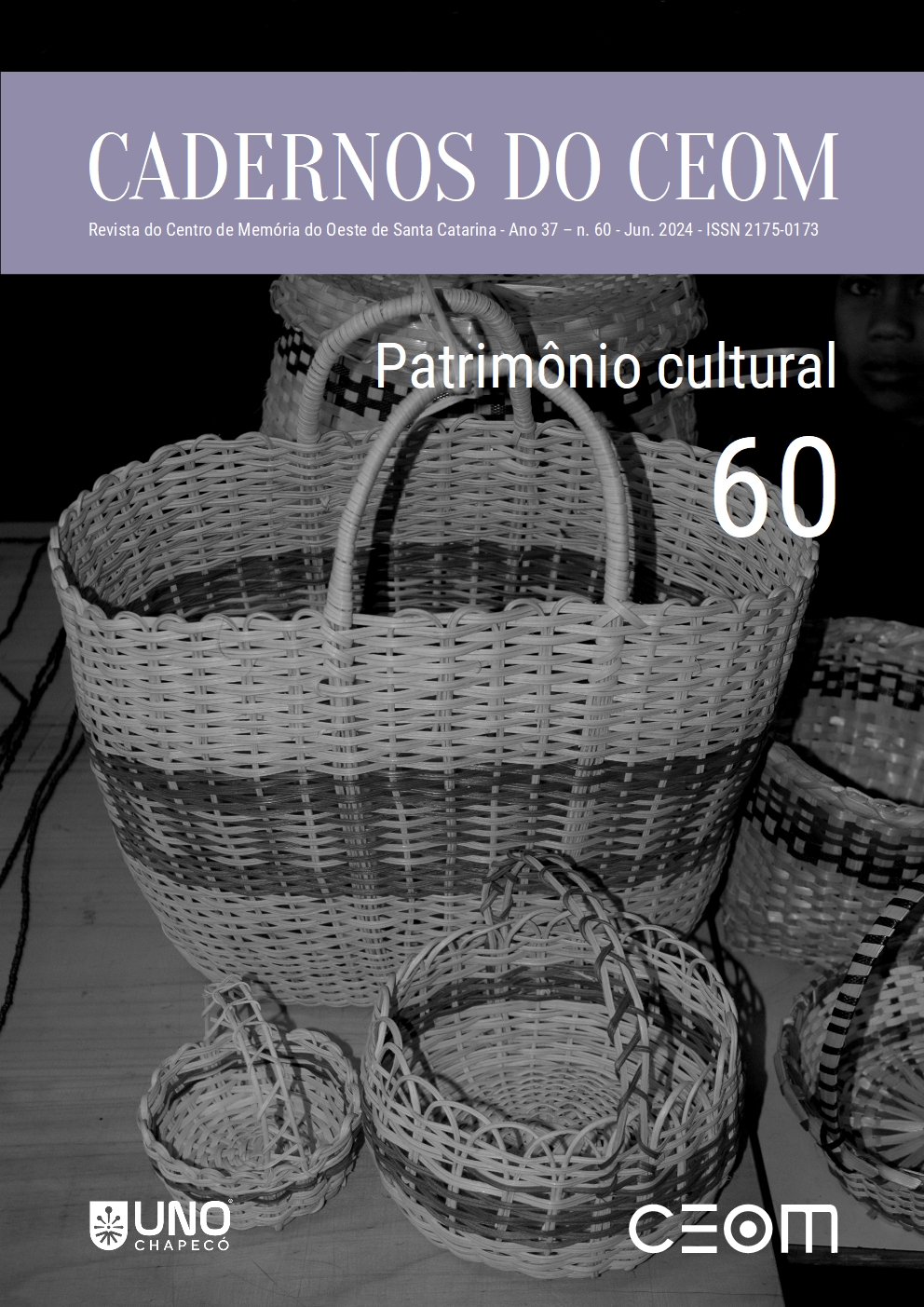 					Ver Vol. 37 Núm. 60 (2024): Patrimônio Cultural
				