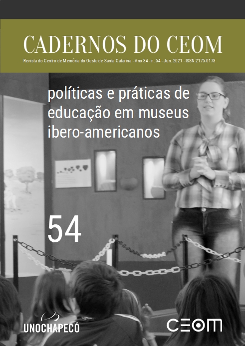 					Visualizar v. 34 n. 54 (2021): Políticas e práticas de Educação em museus ibero-americanos
				